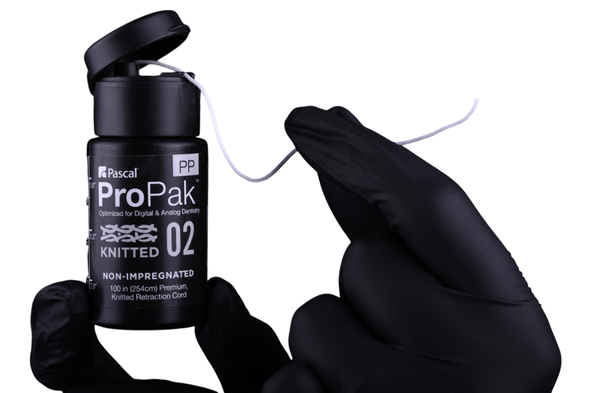 ProPak dental retraction cord with ProSorb ultra-absorbent fiber technology